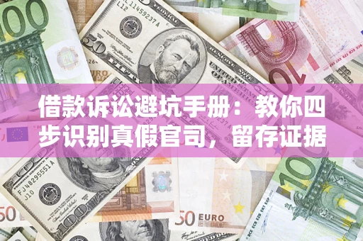 济南借款诉讼避坑手册：教你四步识别真假官司，留存证据不踩雷