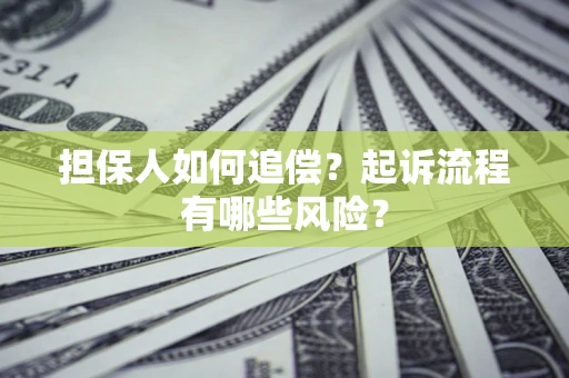 济南担保人如何追偿？起诉流程有哪些风险？