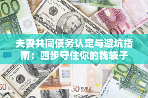济南夫妻共同债务认定与避坑指南：四步守住你的钱袋子