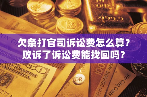济南欠条打官司诉讼费怎么算？败诉了诉讼费能找回吗？