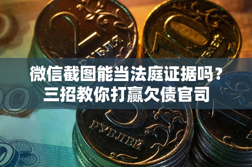 济南微信截图能当法庭证据吗？三招教你打赢欠债官司